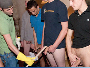 Less Than Six Gets A Glow Stick hazehim, haze him